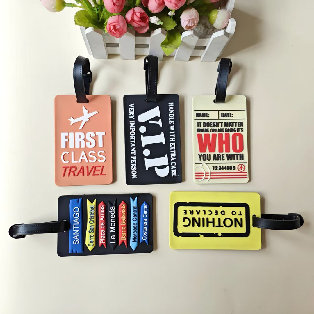 Unisex Creative Destination-Themed Luggage Tag Bowlift