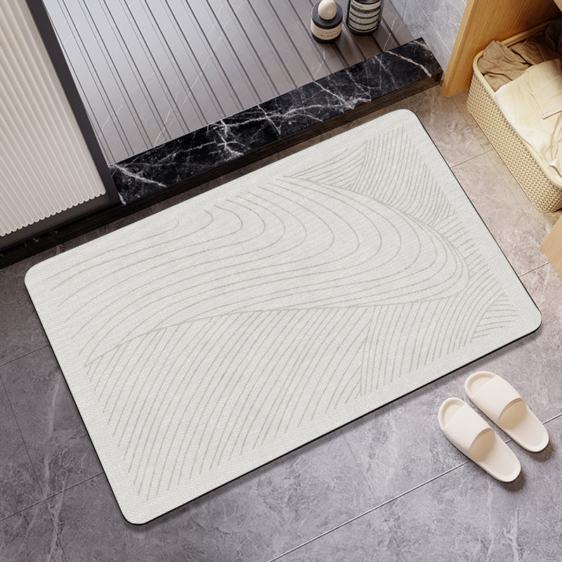 Decorative Luxe Bath Mat Bowlift