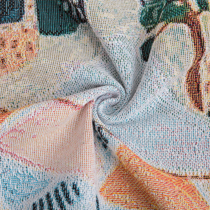 Decorative Landscape Woven Throw Blanket