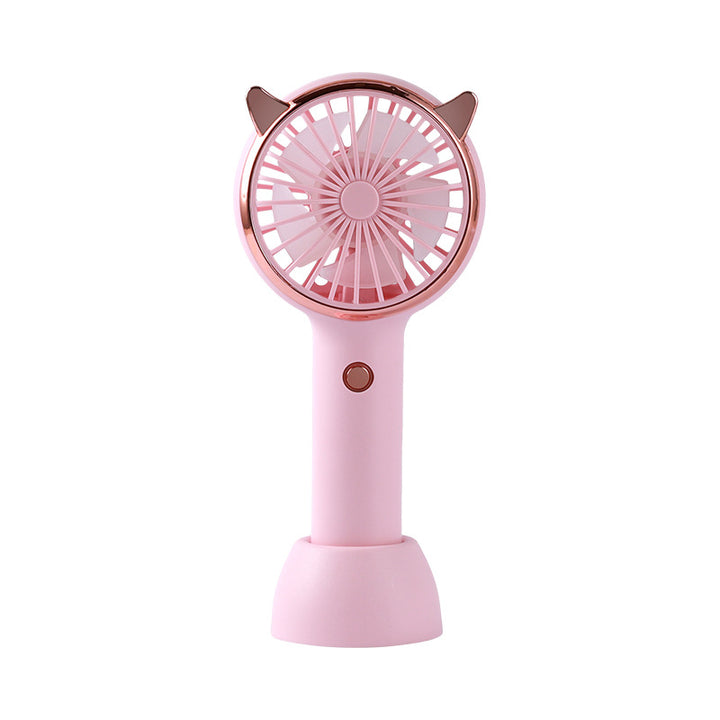 Women's portable hand fan with cat ears Bowlift