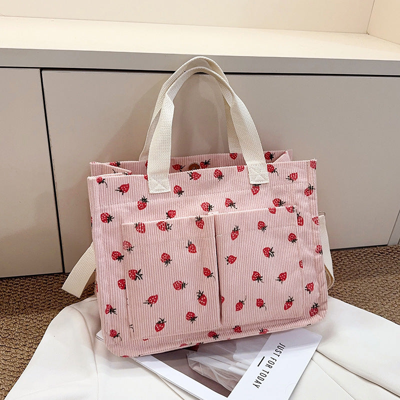 WoPatterned Canvas Tote Bag Bowlift