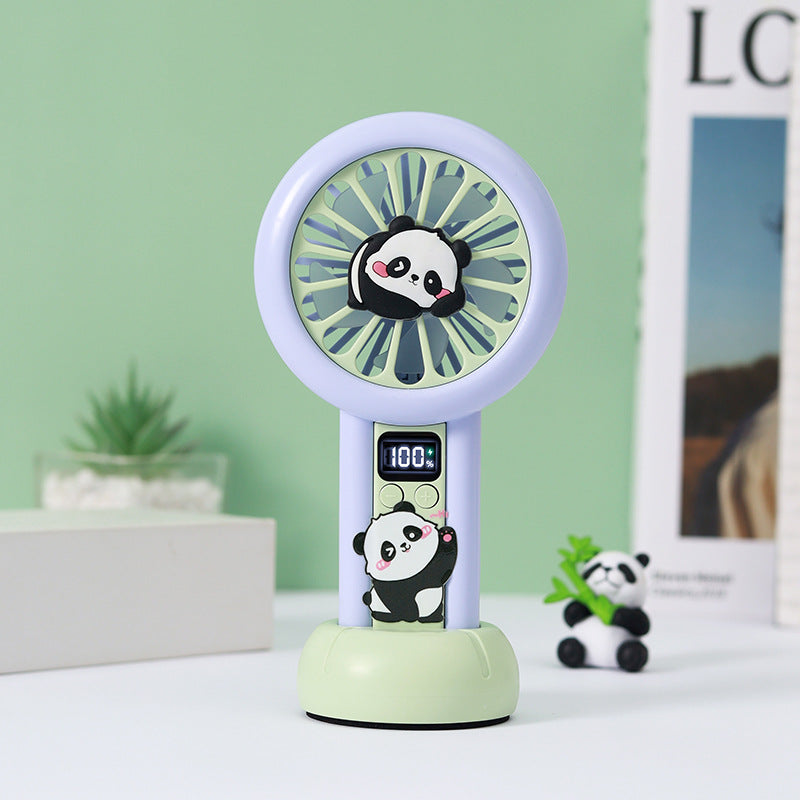 Women portable mini fan with cute panda design Bowlift