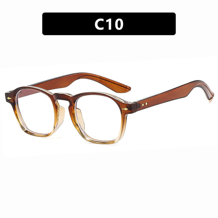 Ladies fashionable rectangular glasses with transparent frame Bowlift