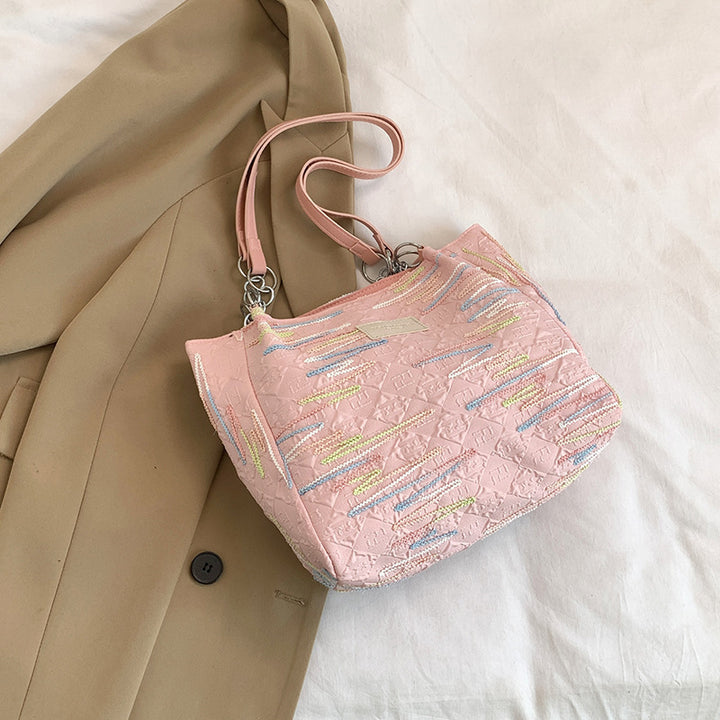 WoColorful Embroidered Hobo Bag Bowlift