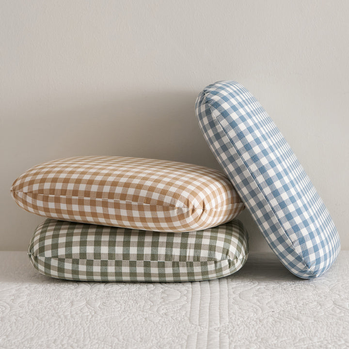 Comfort Pillow with Checked Design Bowlift