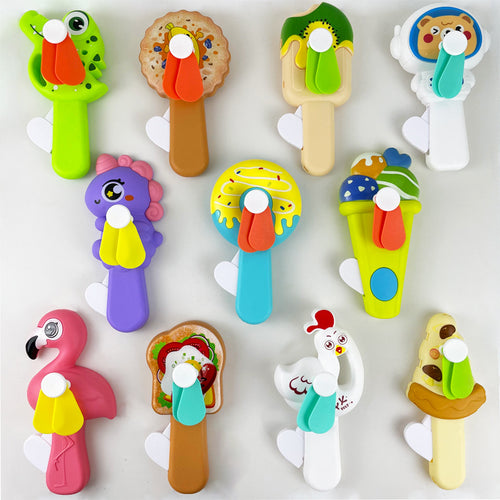 Ladies funny handheld fan Bowlift