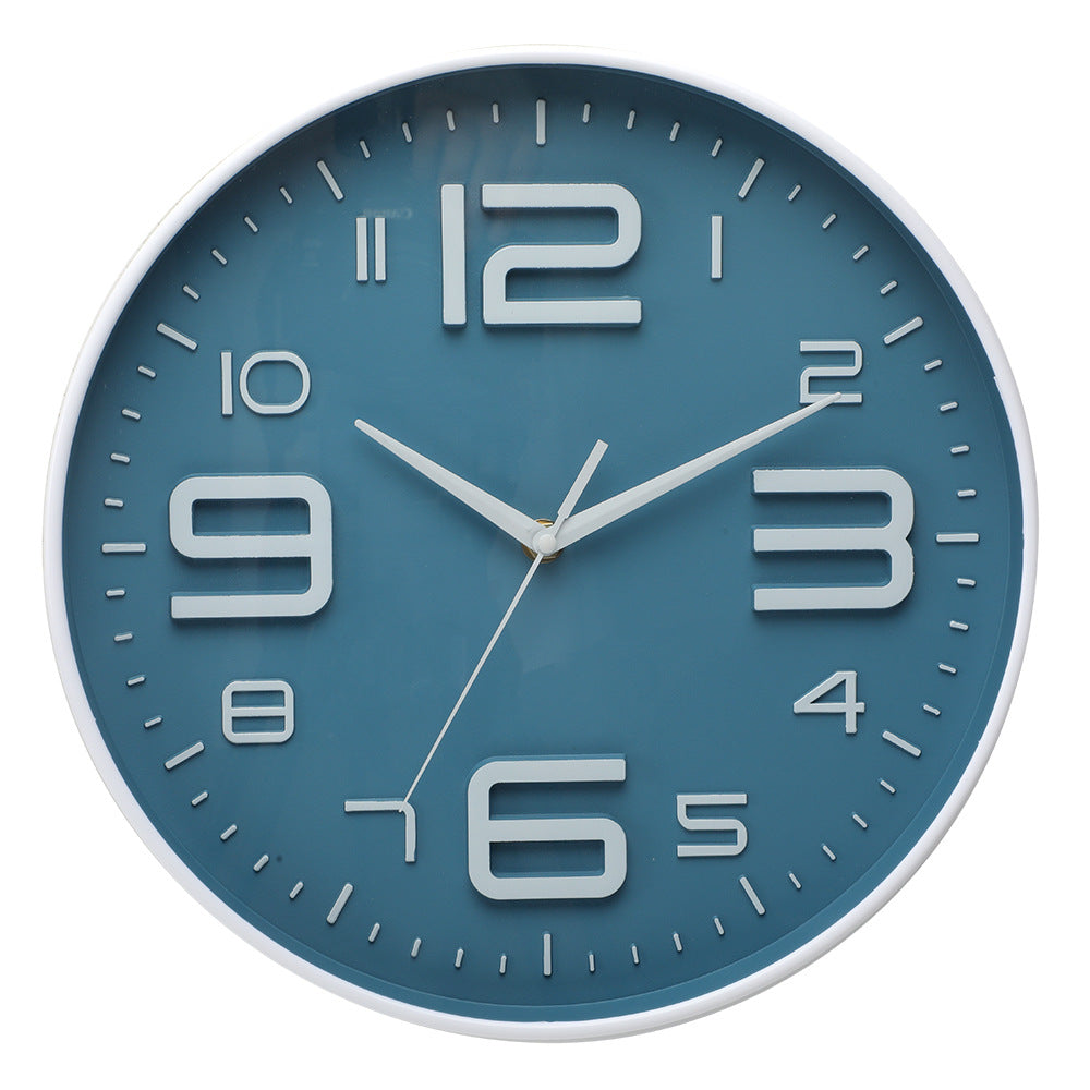 Wall clock with large dial and modern design Bowlift