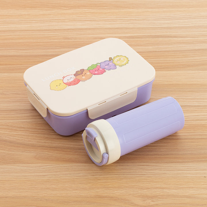 Cute Illustrated Lunch Box Set