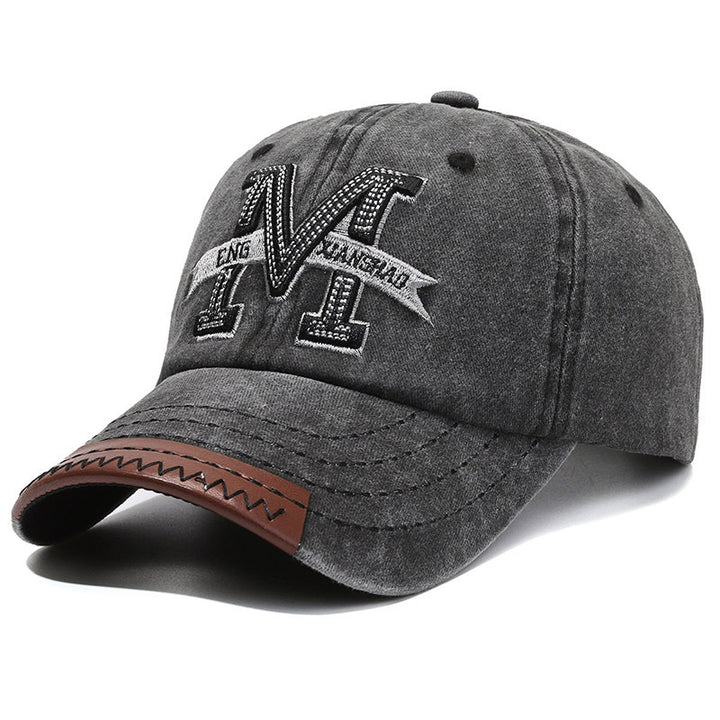 Men's Distressed Patch Baseball Cap Bowlift