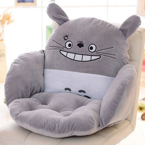 Plush seat cushion with cute bear motif Bowlift