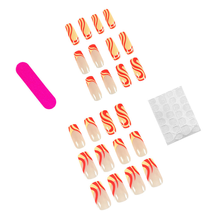 Creative and colorful art nails Bowlift