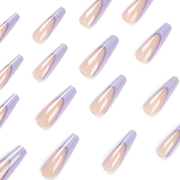 Artificial nail art with elegant ombre design Bowlift