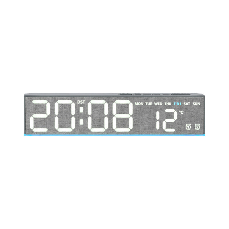Digital alarm clock with temperature sensor and week display Bowlift