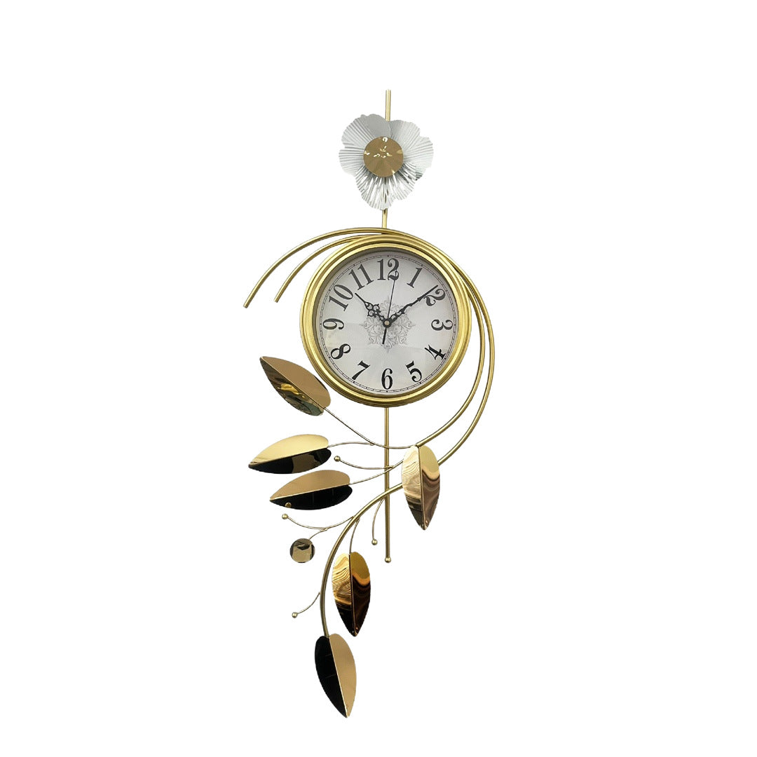 Elegant Floral Wall Clock Bowlift