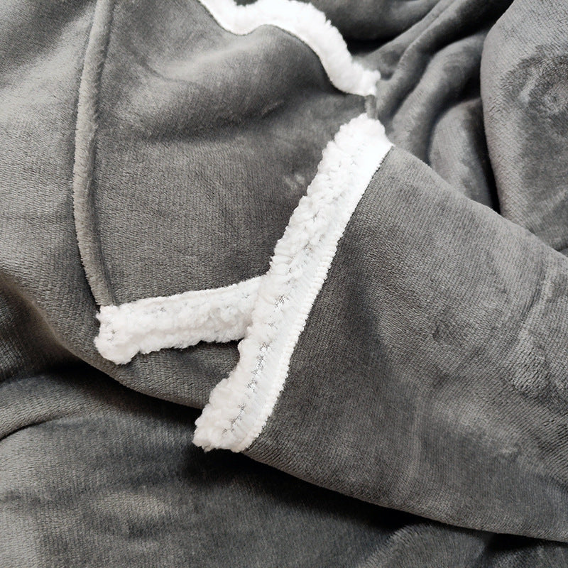 Women Cozy Oversized Poncho made of soft fleece Bowlift