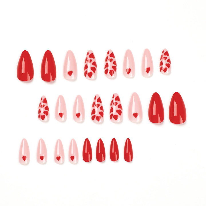 Artful Nail Art with Hearts Bowlift