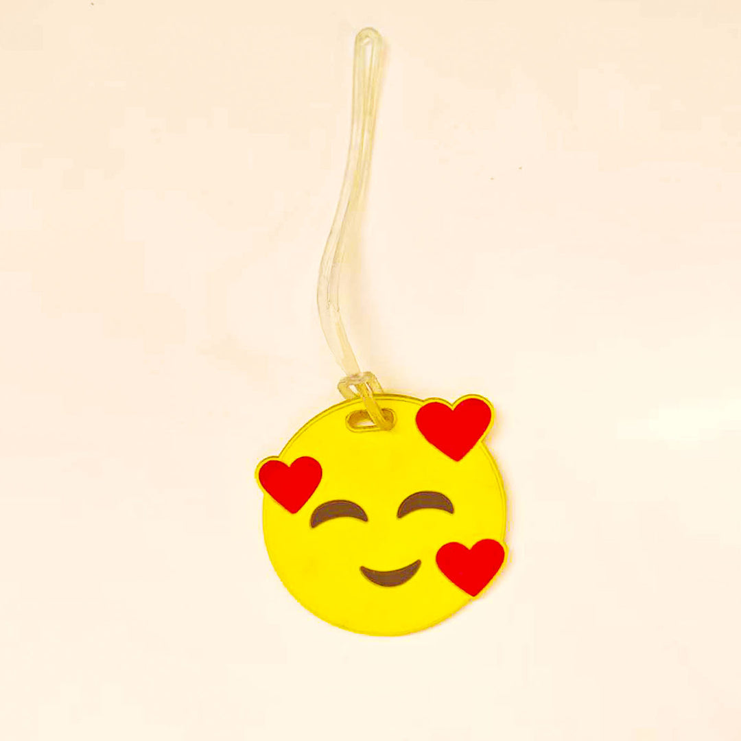 Unisex Emoji-Inspired Luggage Tag Bowlift