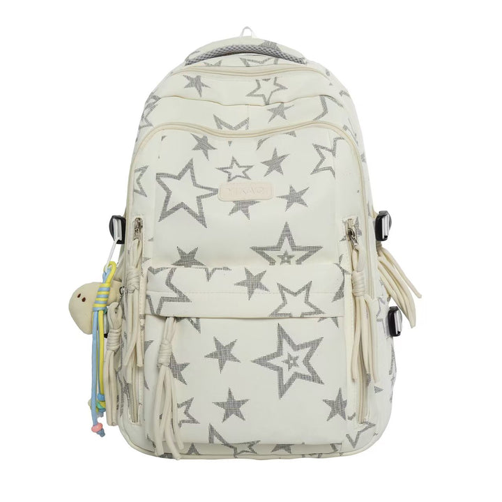 Versatile Star-Patterned Backpack Bowlift