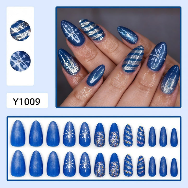 Artificial Nails in Modern Tribal Design Bowlift