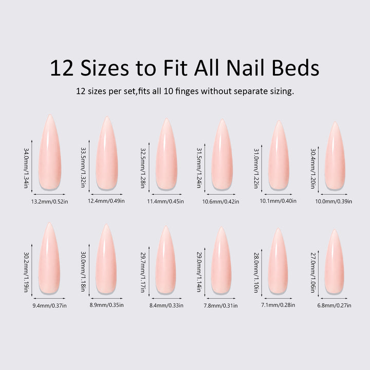 Artificial nail set with floral and maritime accents Bowlift