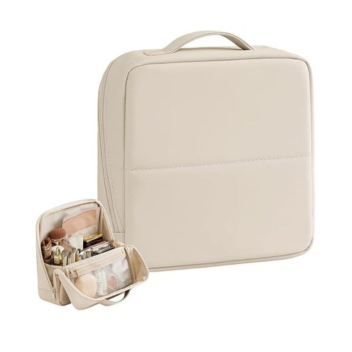 Cosmetic bag with elegant organizer Bowlift