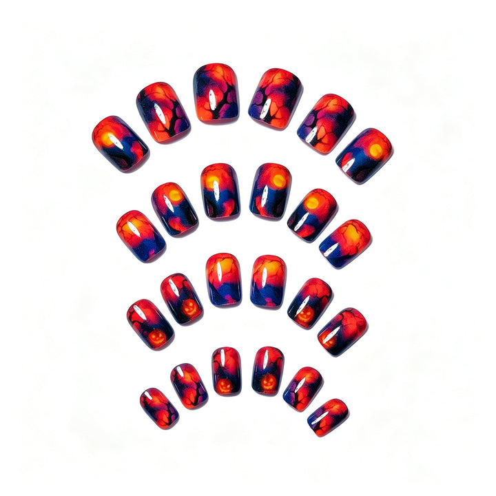Creative artificial nails with celestial moon and star motif Bowlift