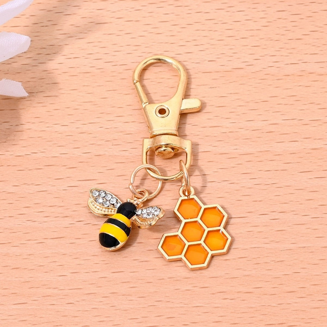 Keychain with Fruity Strawberry Design Bowlift