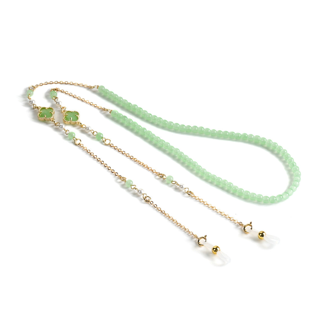 Unique Beaded Eyewear Chain Bowlift