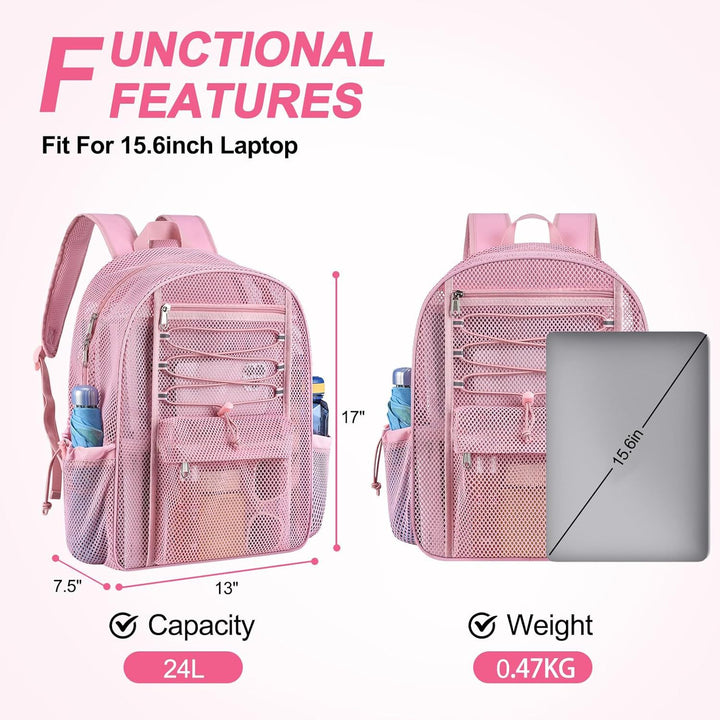 Airy Mesh Backpack Bowlift