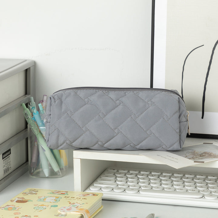 Quilted Textured Pencil Case Bowlift