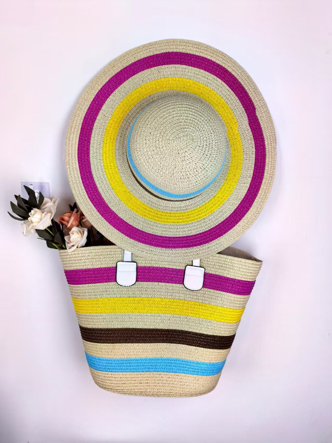 Beach bag with matching sun hat Bowlift