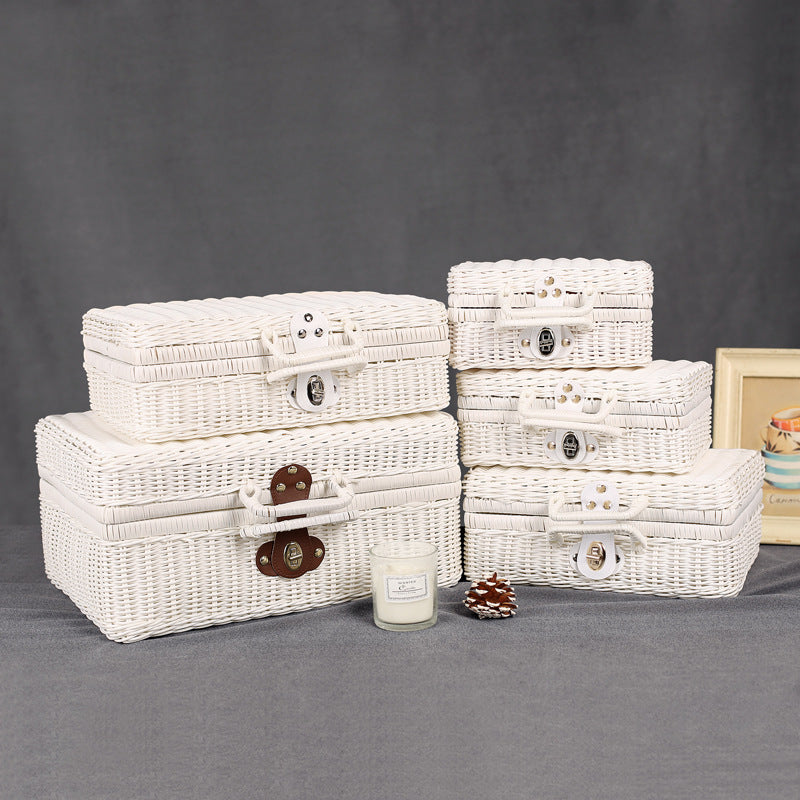 Chic Woven Storage Handbag Bowlift