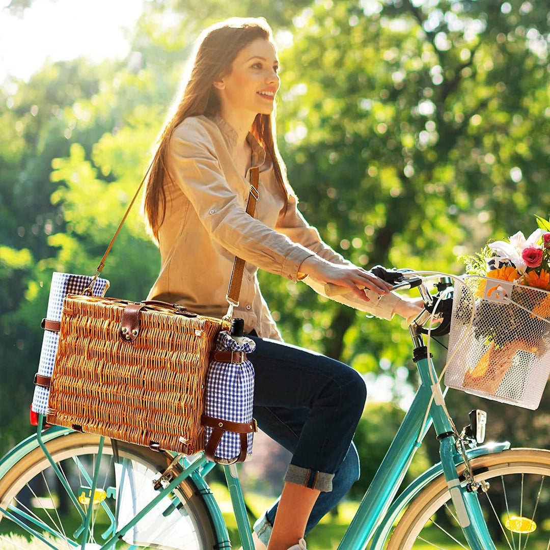 Ladies high-quality picnic basket with classic design Bowlift