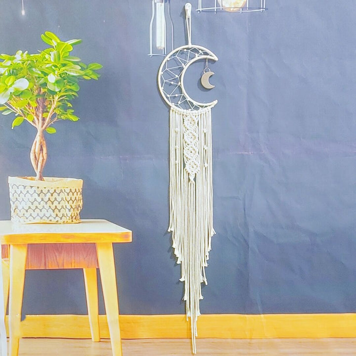 Macrame Moon Wall Hanging Bowlift