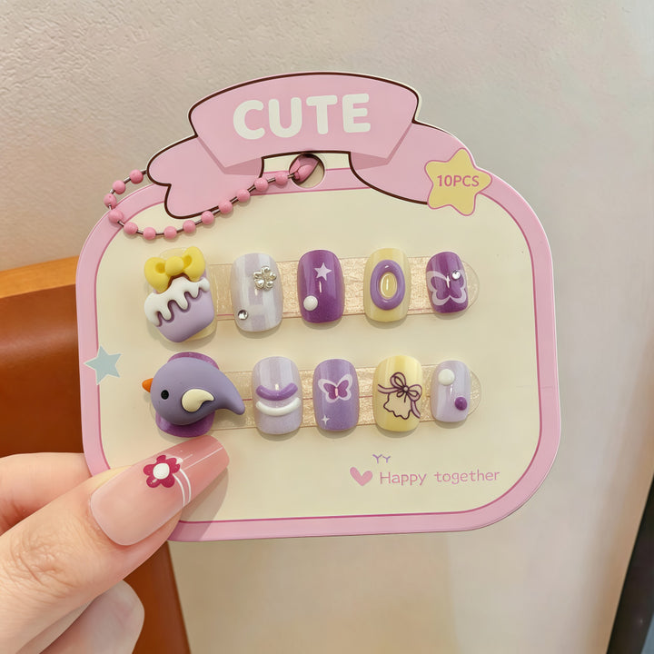 Creative Nail Art Set with Tropical Designs Bowlift