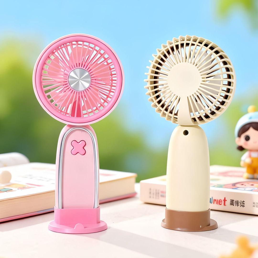 Women portable mini fan with USB charging function and ergonomic design Bowlift
