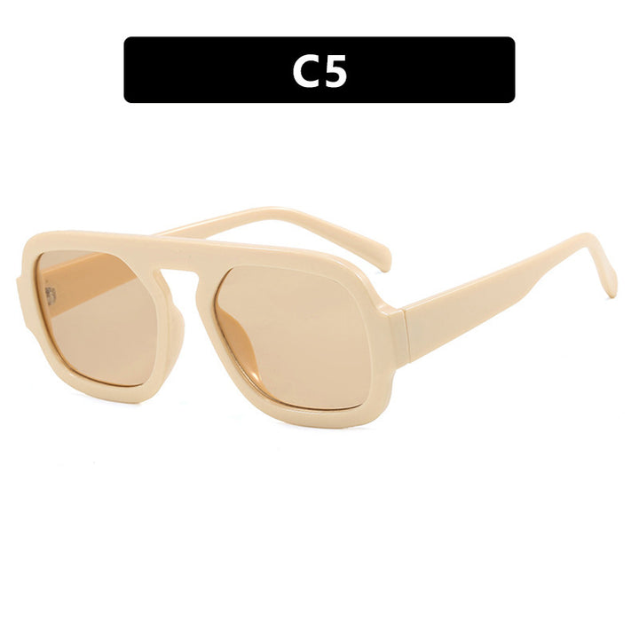 Women's modern oversized sunglasses in angular design Bowlift