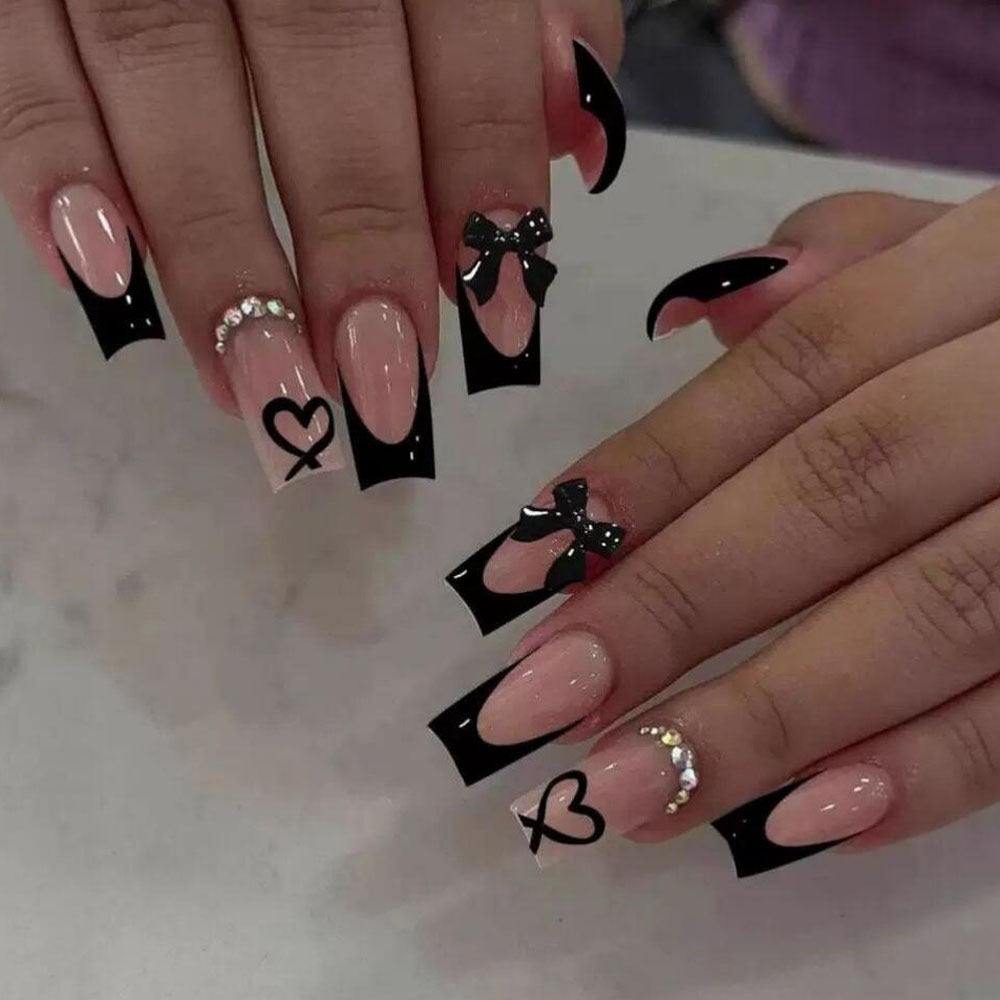 Artistic Statement Press-On Nails Bowlift