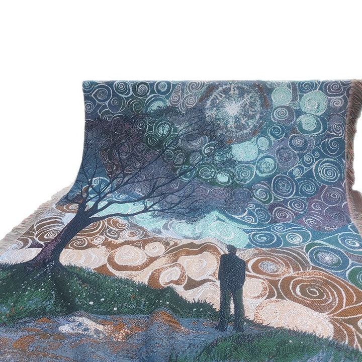 Artistic Woven Throw Blanket