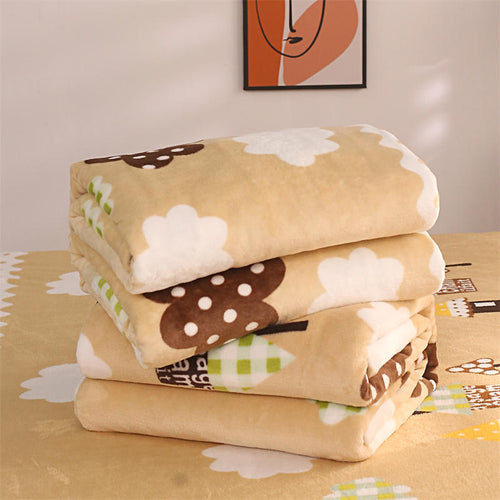 Women Cozy Fleece Blanket with Stars and Moons Bowlift