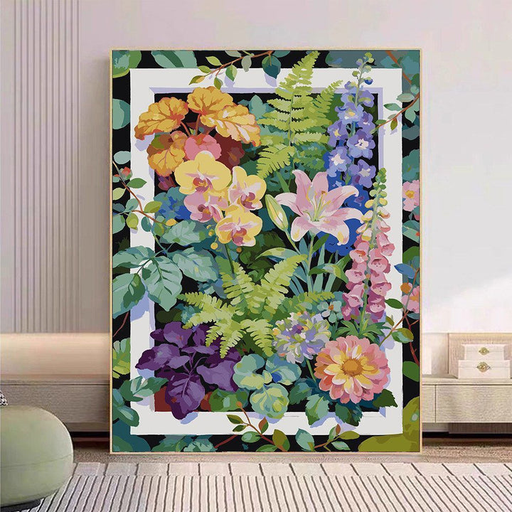 Floral Botanical Canvas Art Print Bowlift