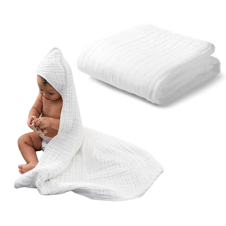 Cozy Cotton Hooded Bath Towel Bowlift