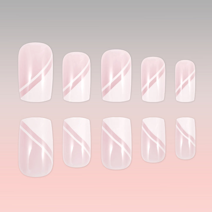 Elegantly Designed Geometric Nail Art Set Bowlift
