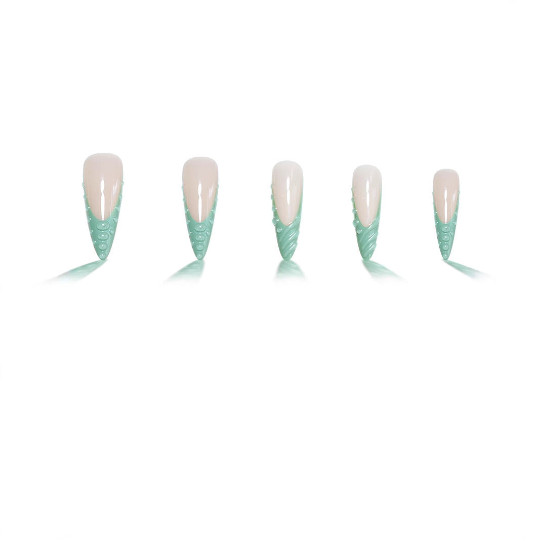 Intricate 3D Sculpted Nail Enhancements Bowlift
