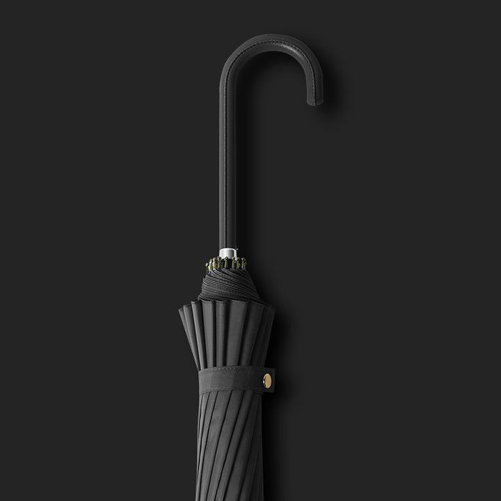 Ladies elegant and wind-resistant folding umbrella with ergonomic handle Bowlift