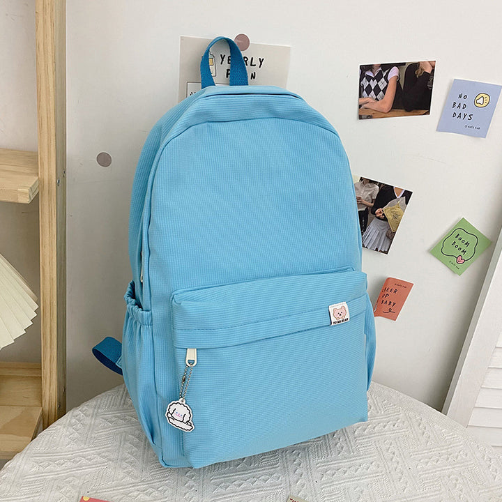 Casual Ruffled Texture Backpack