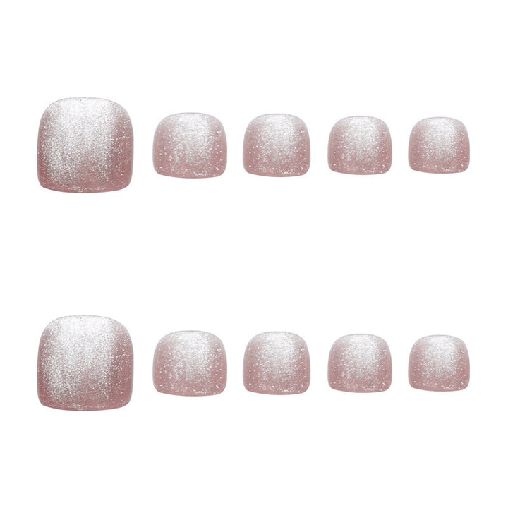 Artificial nails with glossy accents Bowlift