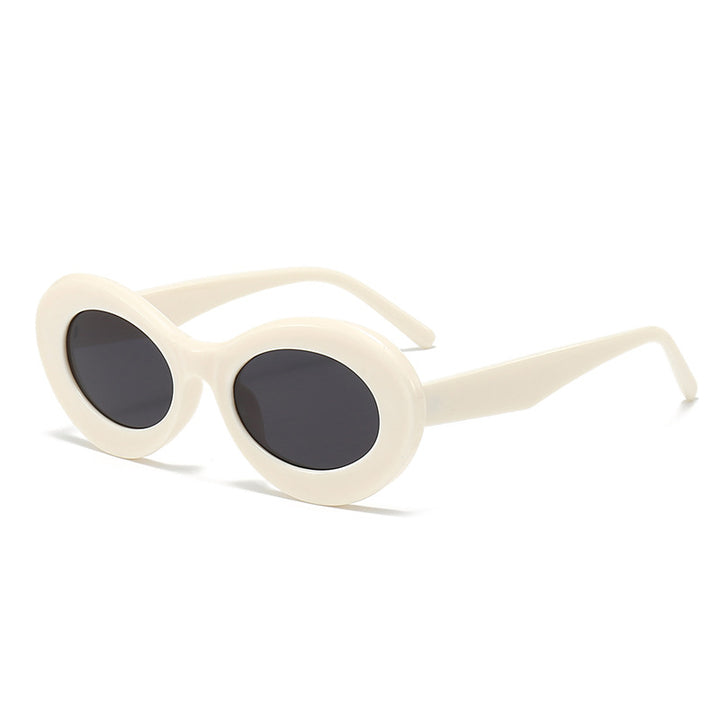 Women’s fashionable oval-shaped sunglasses with innovative design Bowlift
