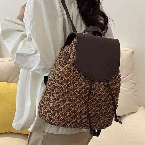 Handcrafted backpack bag made of natural material Bowlift
