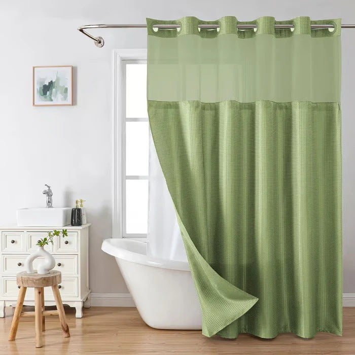 Artistic Floral Shower Curtain Bowlift